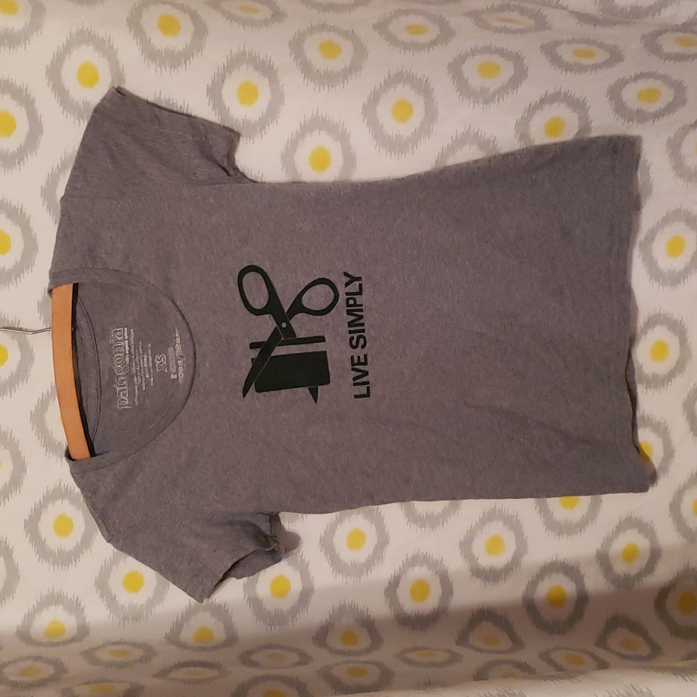 Patagonia Grey Live Simply T Shirt